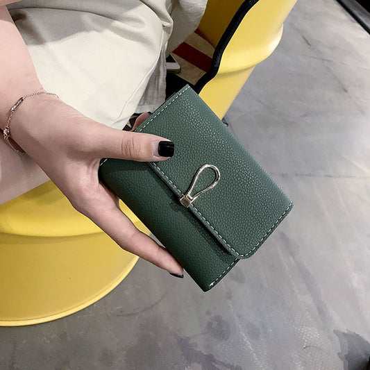 Compact PU-Leather Mini Coin Purse
