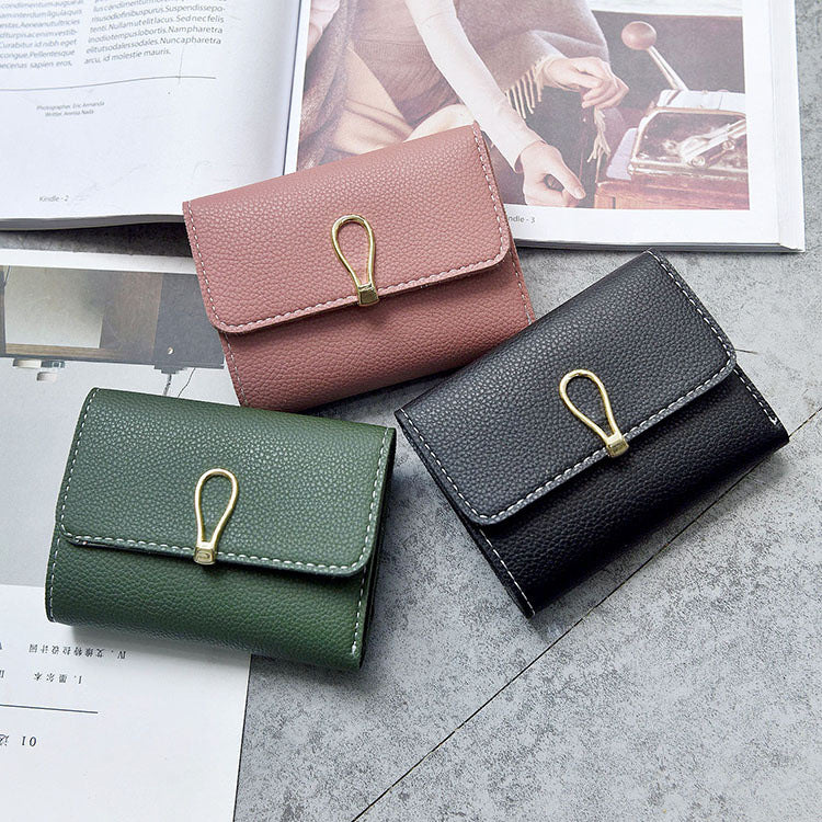 Compact PU-Leather Mini Coin Purse